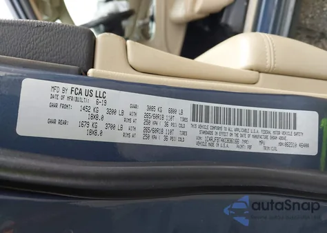 2019 Jeep Grand Cherokee Limited 4X4 from USA, damaged, VIN 1C4RJFBT4KC836166